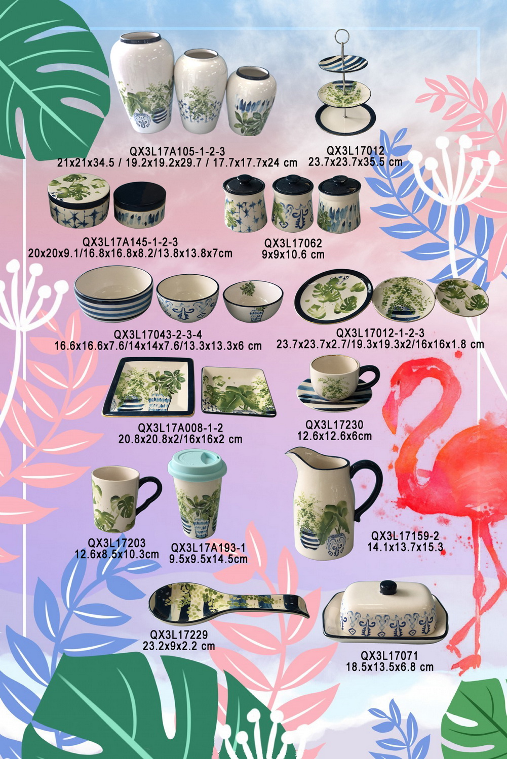 Ceramic Tropical leaves Kitchenware and Decor -2 1500.jpg